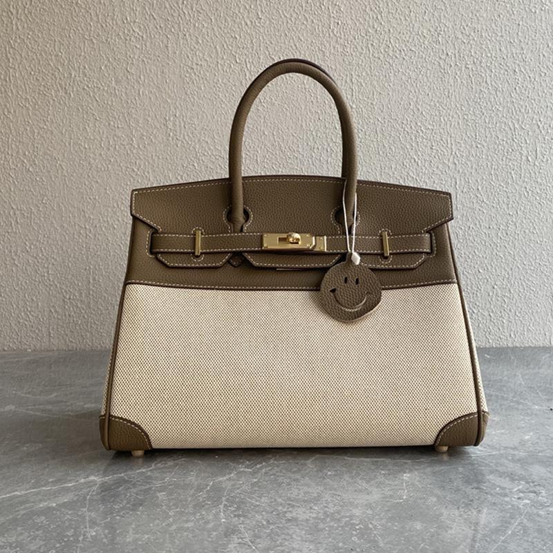 Women's Stitching Contrast Color One Kelly Large Handbags