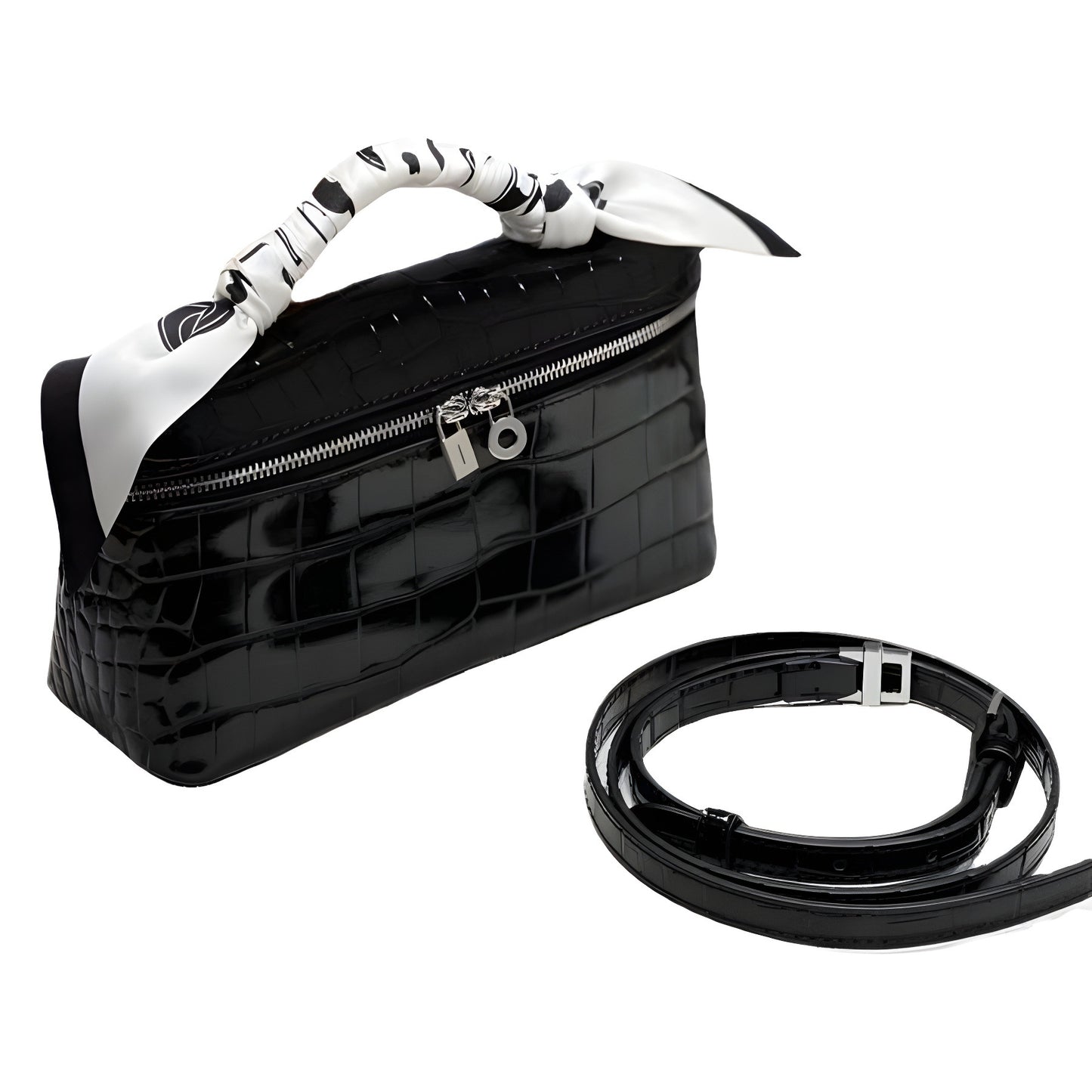 Leather Lunch Box First Layer Cowhide Shoulder Bags