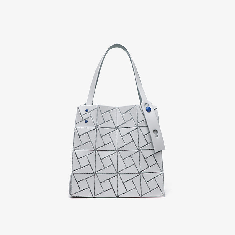 Women's September Underarm Geometric Diamond Pattern Box Handbags
