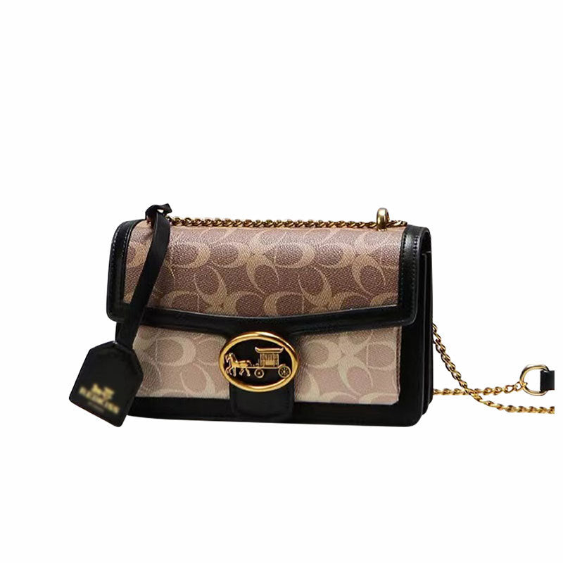 Women's Niche Contrast Color Underarm Presbyopic Chain Small Square Bags
