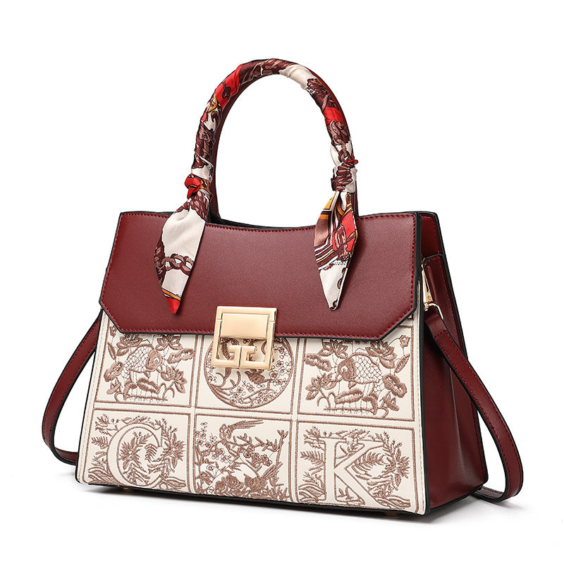 Women's Mother's Day Gift Embroidery Chinese Style Handbags