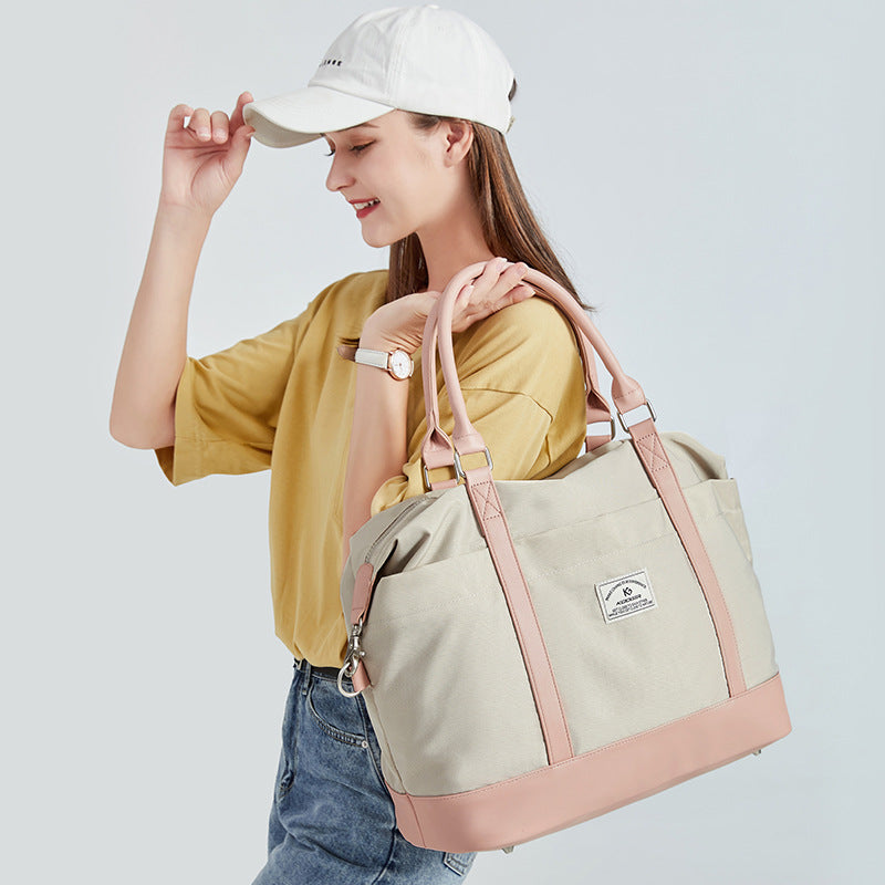 Women's Cool Master Simple College Style Female Travel Bags
