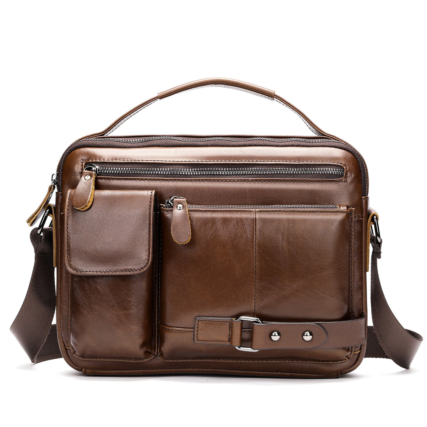 Men's High-grade Retro First Layer Cowhide Trendy Men's Messenger Bags