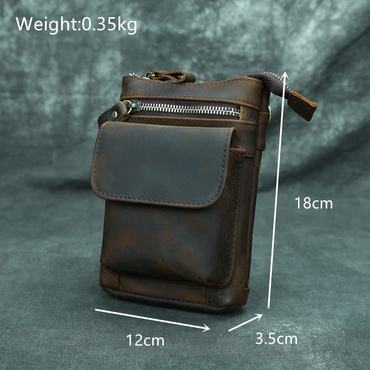 Retro Top Layer Crazy Horse Skin Bags