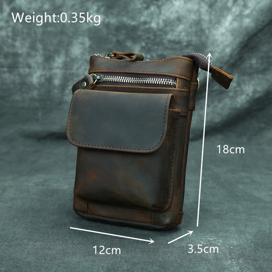 Retro Top Layer Crazy Horse Skin Bags