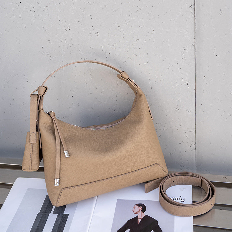 Women's Cowhide Korean Style Pillow Light Luxury Crossbody Bags