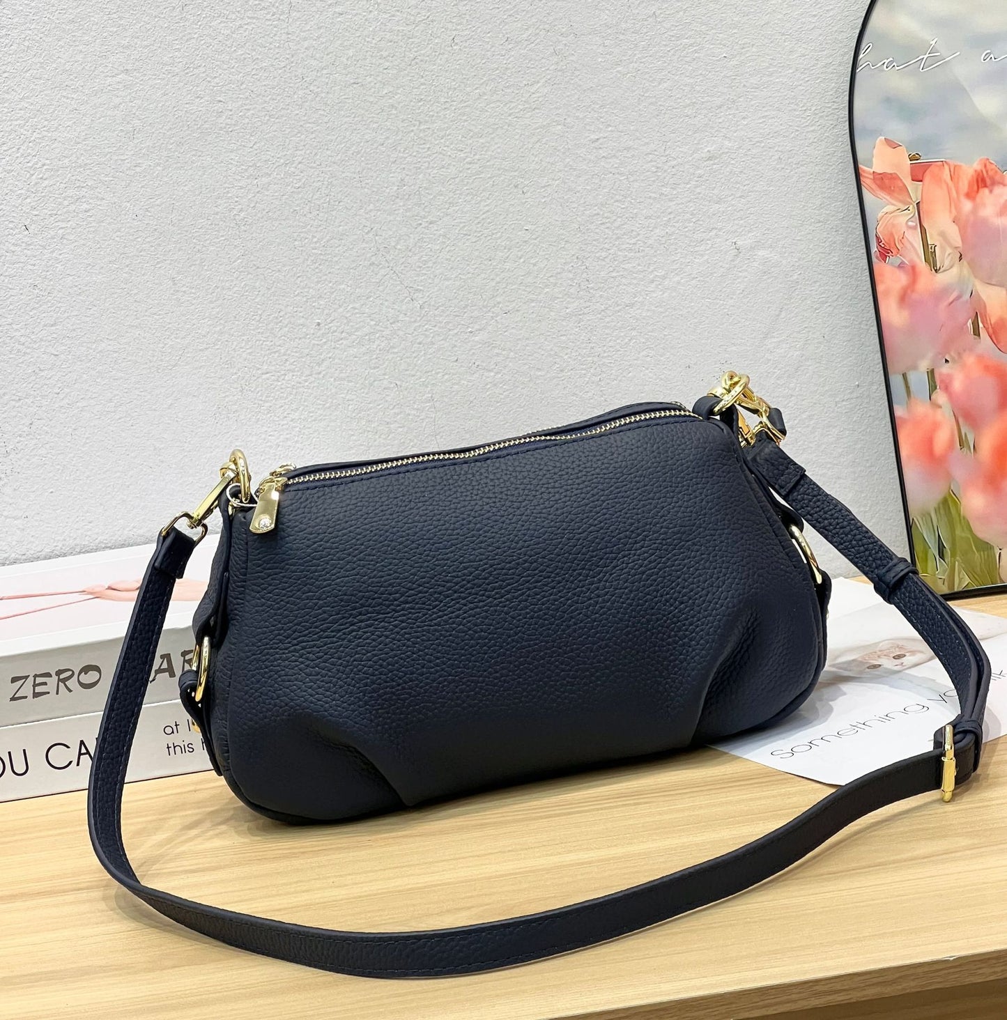 Women's Layer Leather Large Capacity Fashion Simple Shoulder Bags