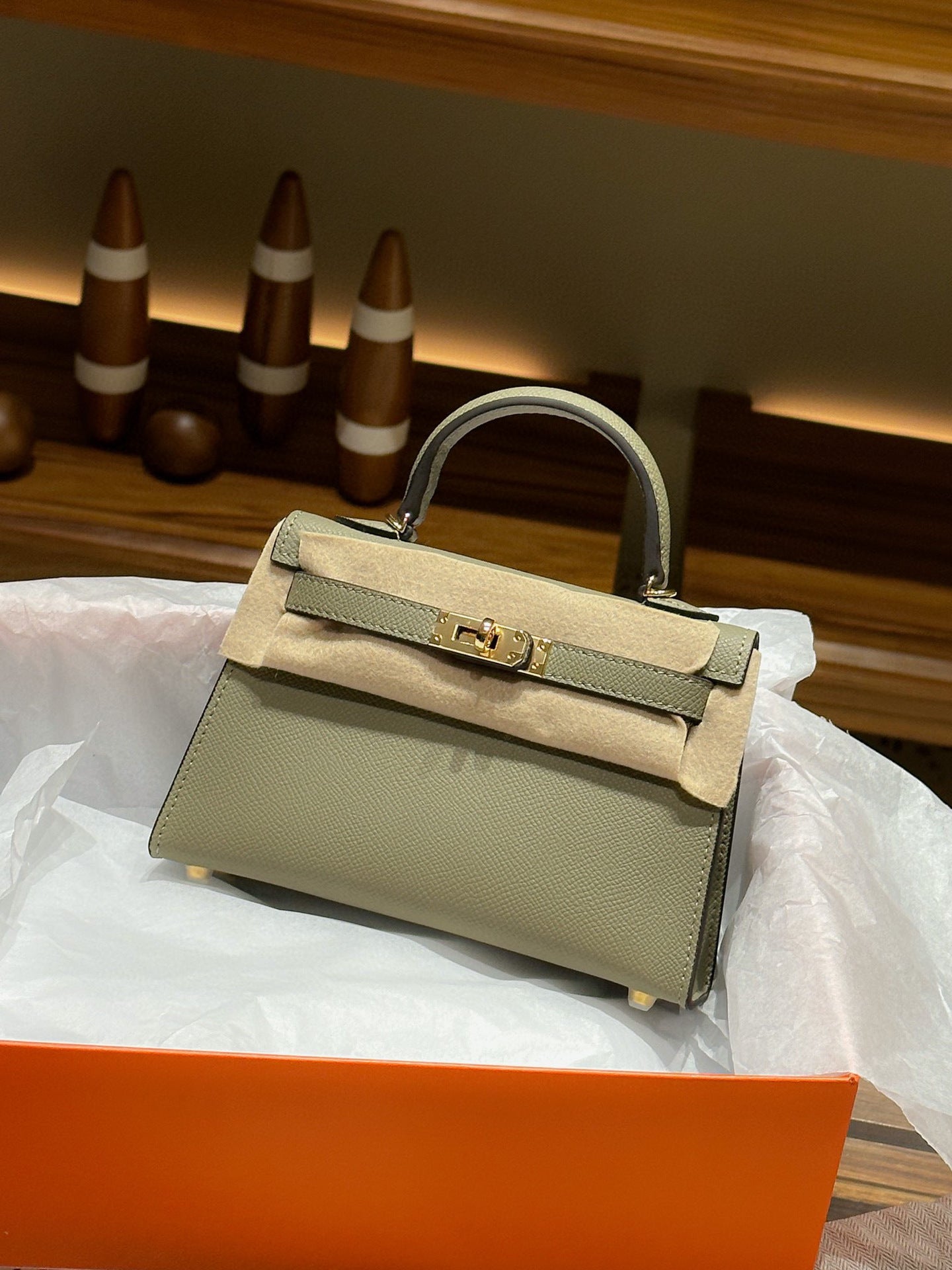 Women's Leather Second Generation Kelly Mini Fashionable Crossbody Bags