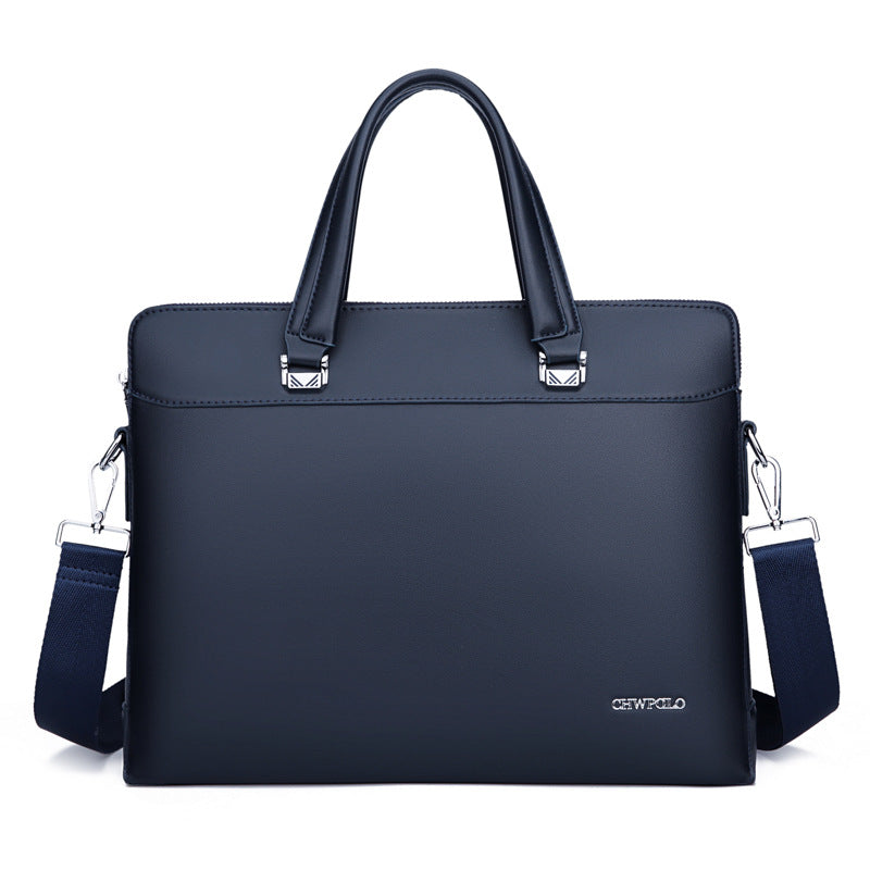 Men's Amd Paul Business Computer Simple Leather Bags