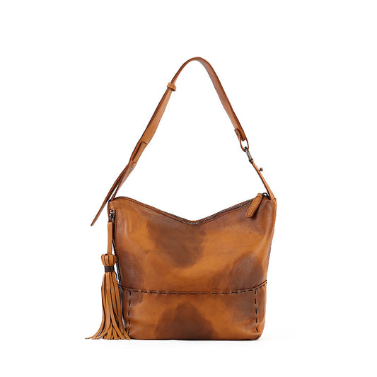 Women's Handmade Large Capacity Leather High-grade Underarm Shoulder Bags