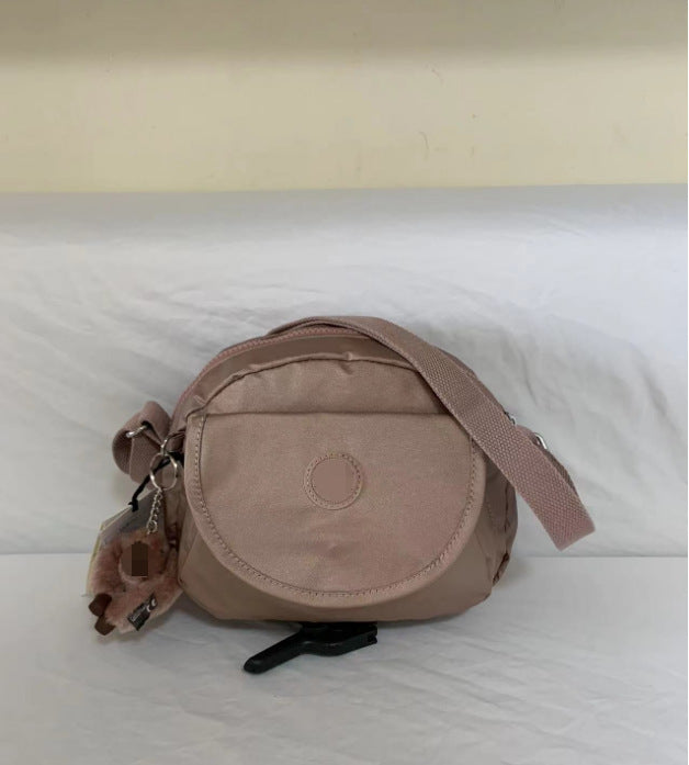 Women's Summer Monkey Fashion Nylon Round Flap Crossbody Bags