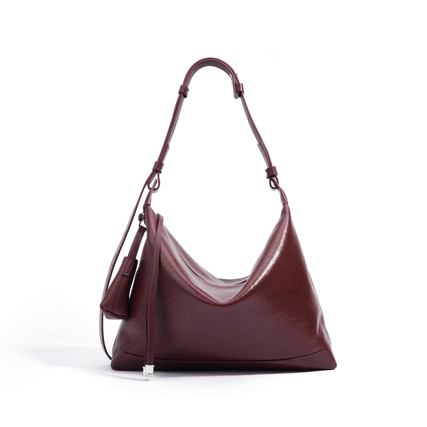 Top Layer Vegetable Tanning Leather Large Capacity Commuter Shoulder Bags