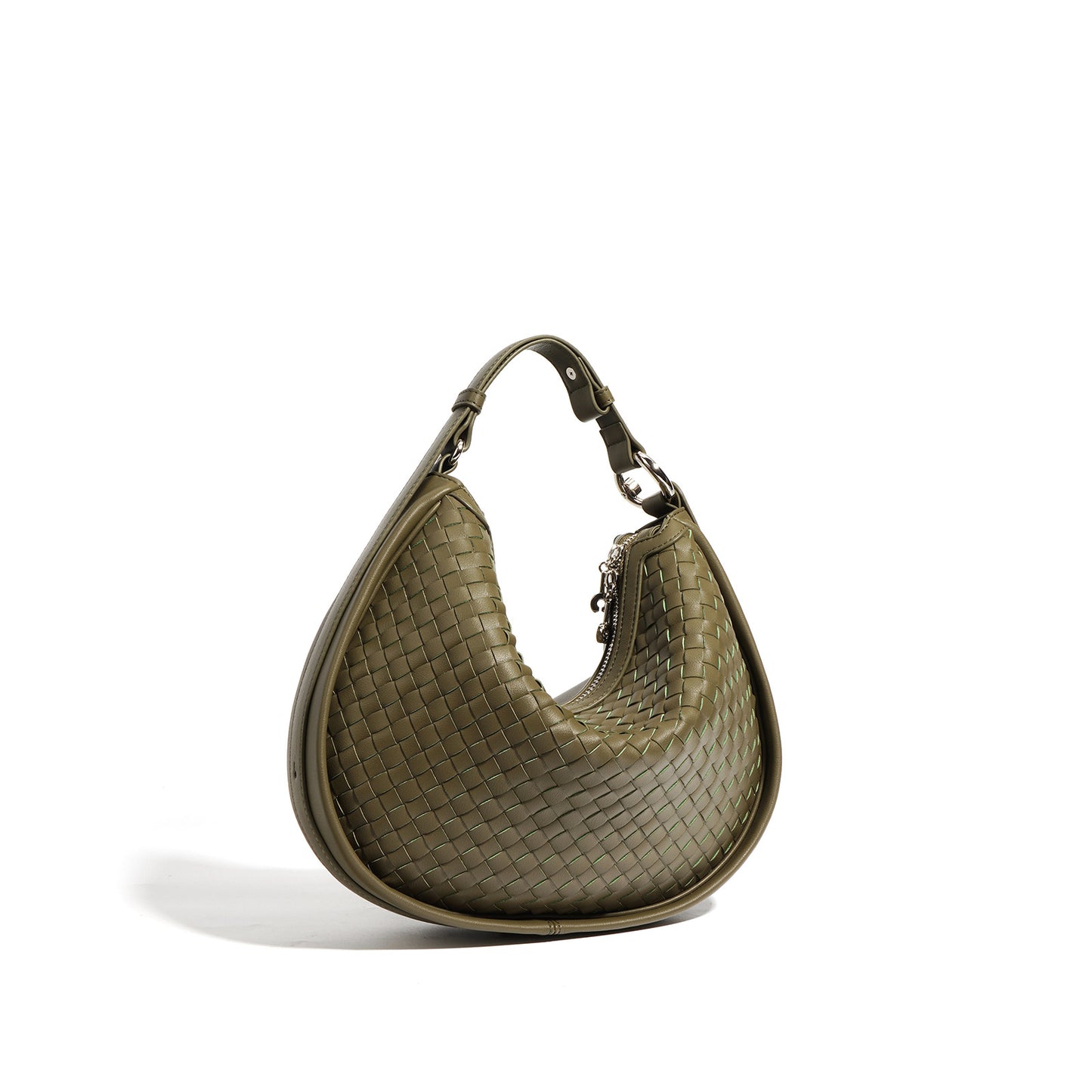 Braided Leather Selenodont Early Spring Fashion Genuine Armpit Bags