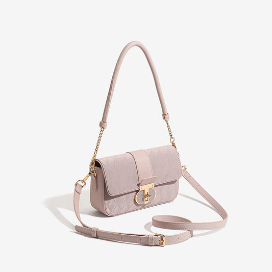 French Style Underarm High-grade Pink Female Crossbody Bags