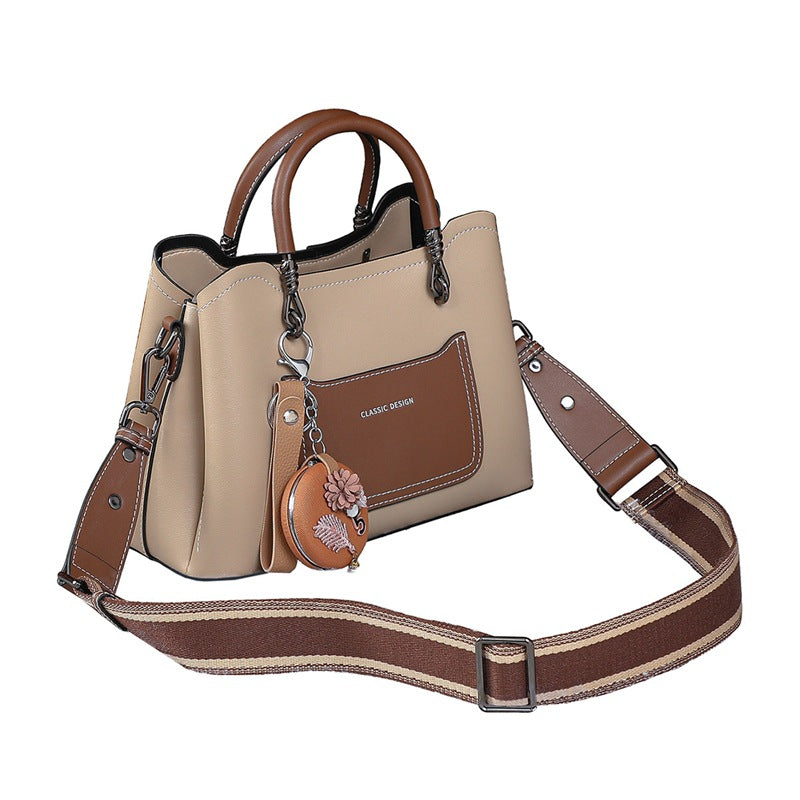 Women's Genuine Leather High-grade Single Commuter Handbags
