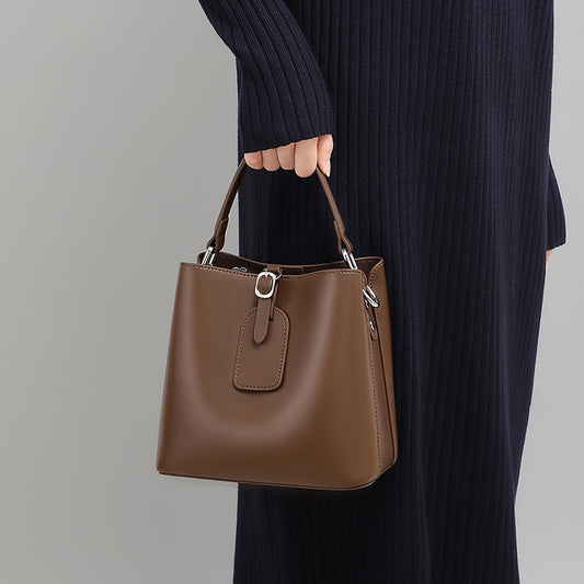 Women's New Summer Versatile High-grade Leather Shoulder Bags