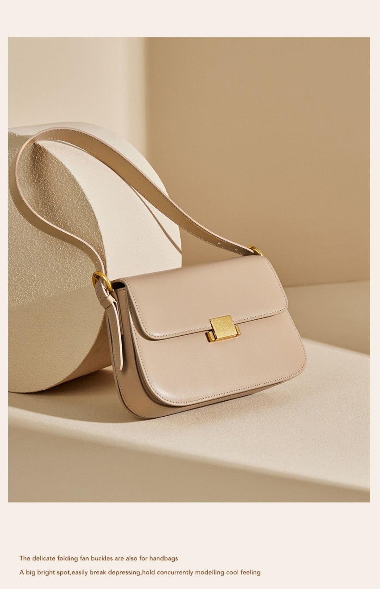 Women's Light Luxury Style Popular Tofu Underarm Crossbody Bags