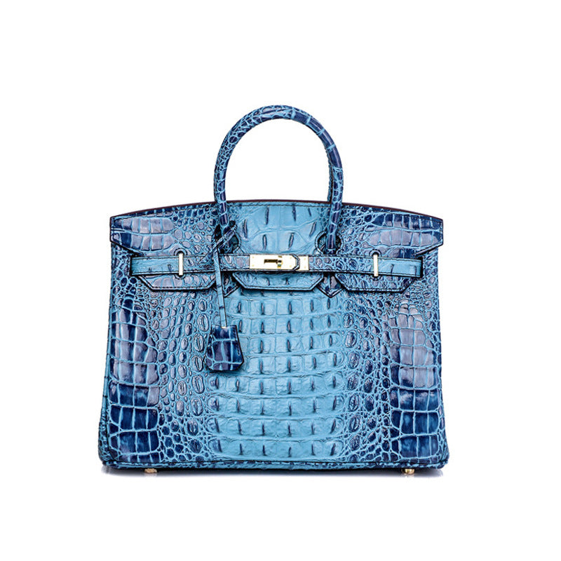 Women's Classic Fashion Genuine Leather Platinum Handbags