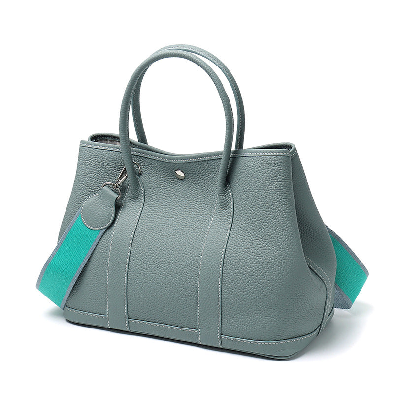 Women's First Layer Cowhide Simplicity Genuine Leather Handbags