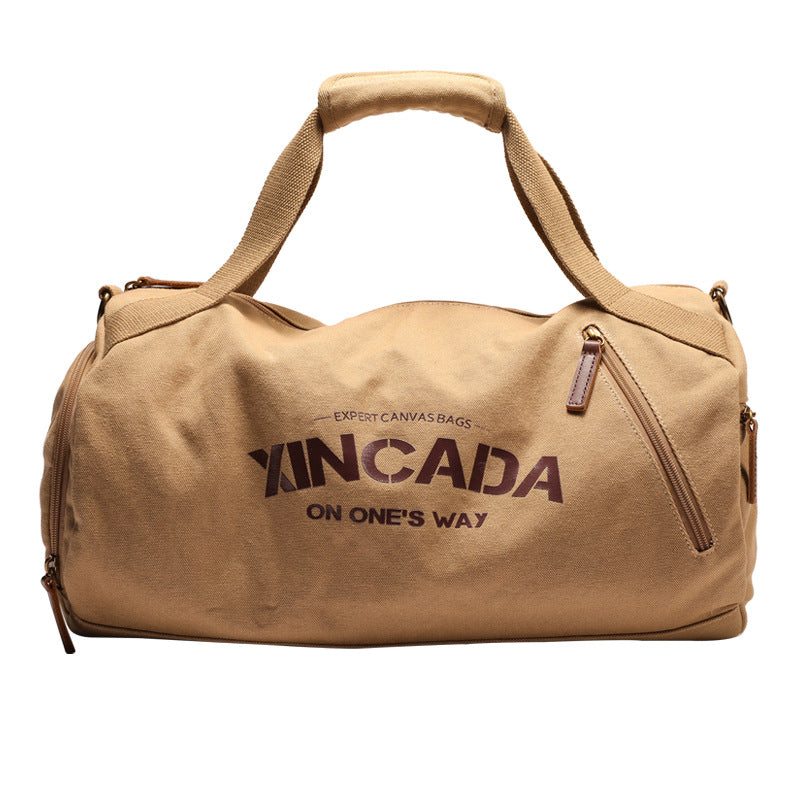 Men's Canvas Fitness Storage Large Capacity Business Travel Bags