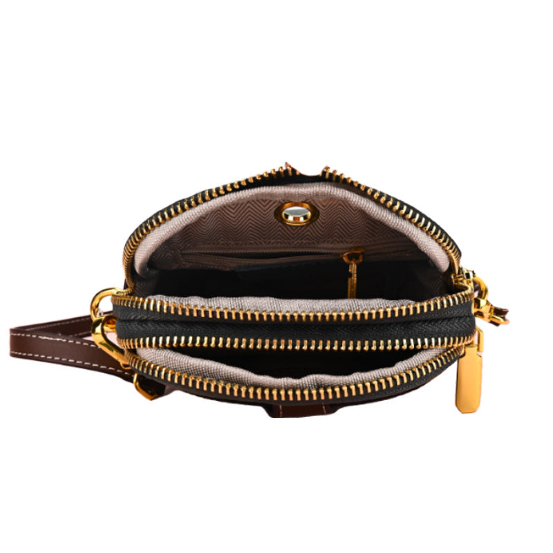 Women's Genuine Leather Popular Large Capacity Versatile Crossbody Bags