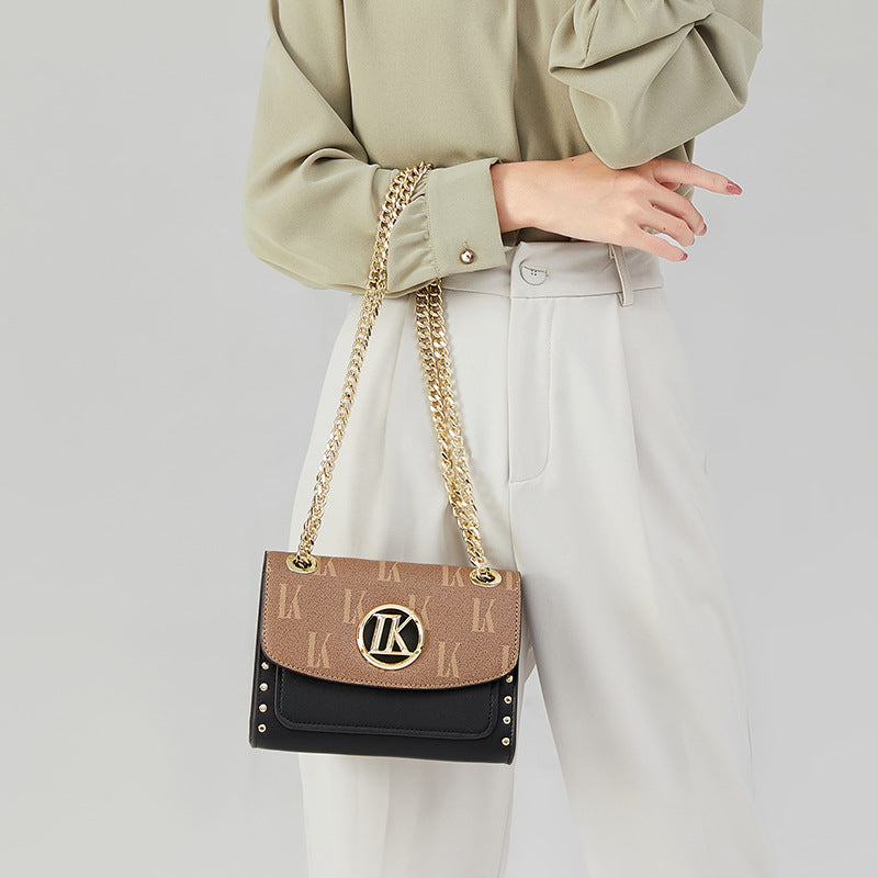 Women's Genuine Leather Fashion Portable Chain Shoulder Bags