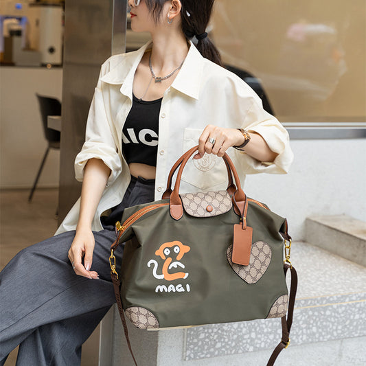 Women's & Men's & Dumpling Light Luxury Design Large Capacity Tote Bags