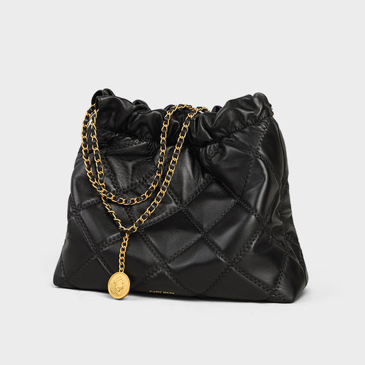 Women's Unique Commuter Leather Chain Portable Shoulder Bags