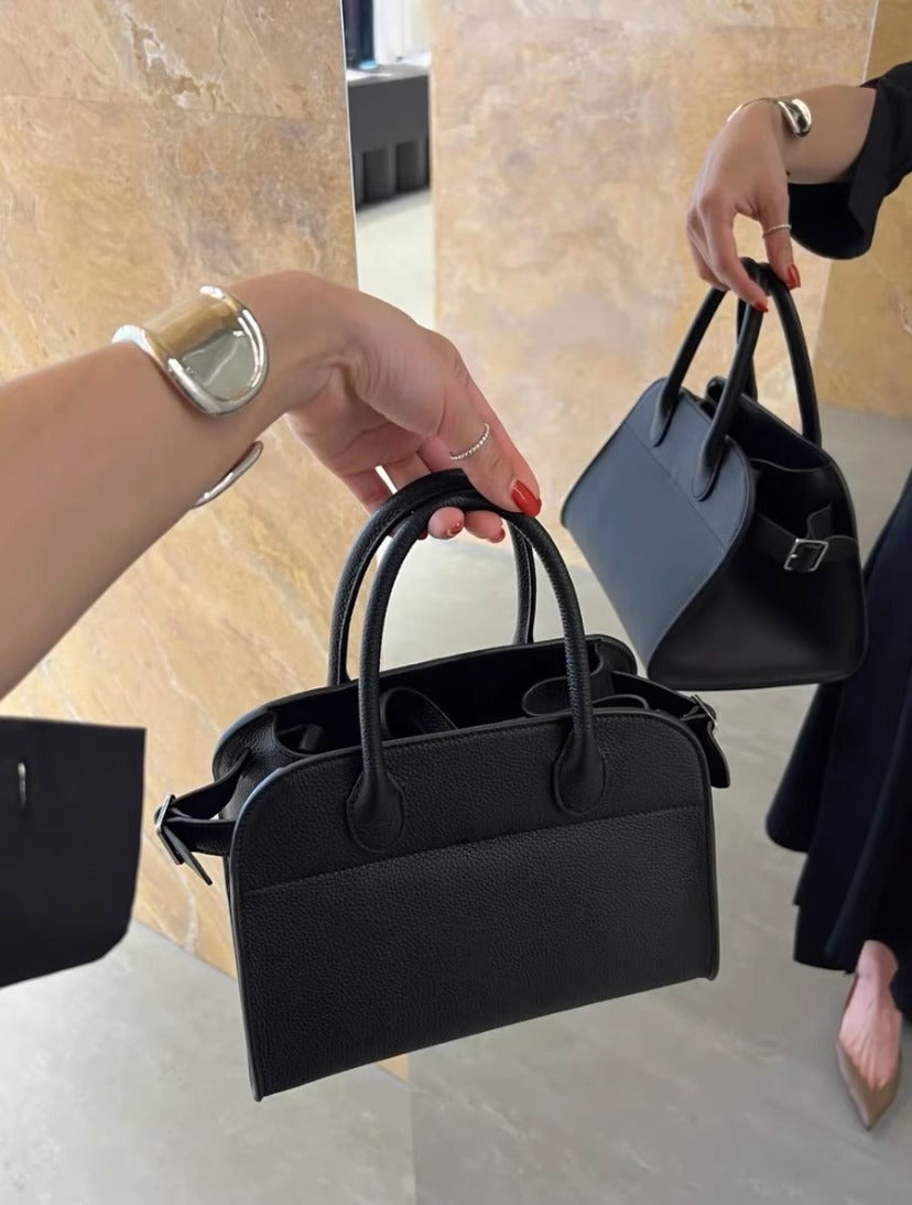 Real Leather Suede Lychee Pattern Commuter Crossbody Bags