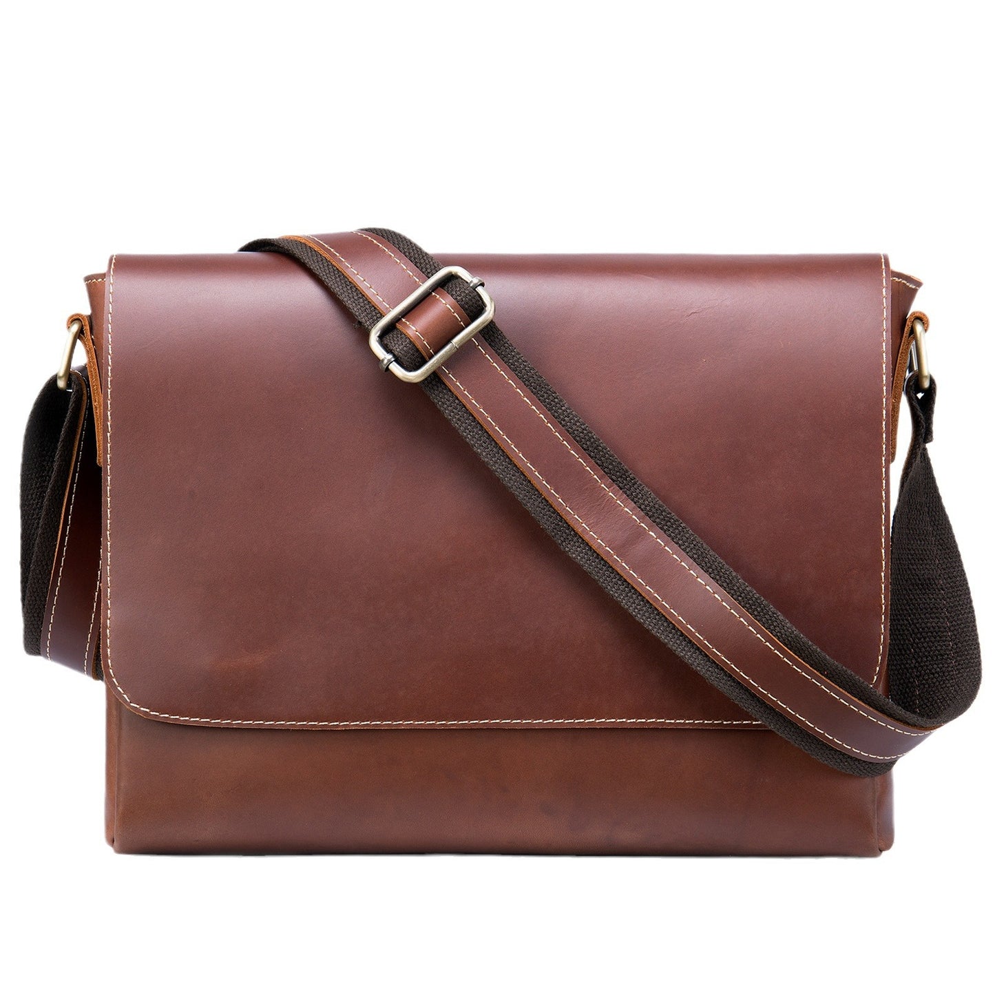 Men's Retro Crazy Horse Leather First Layer Men's Messenger Bags