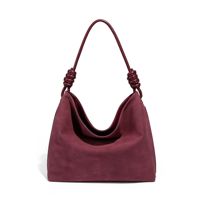 Women's Vintage Deerskin Veet High Sense Large Tote Bags