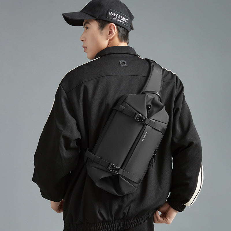 Men's Cool Master Waterproof Hard-wearing Trendy High Men's Shoulder Bags