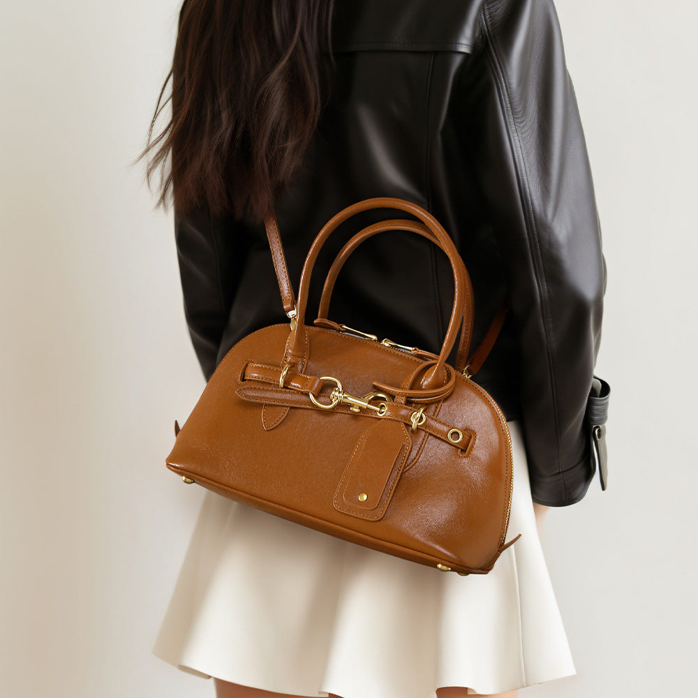 Women's Autumn Genuine Leather Fashion Commuter High-grade Handbags