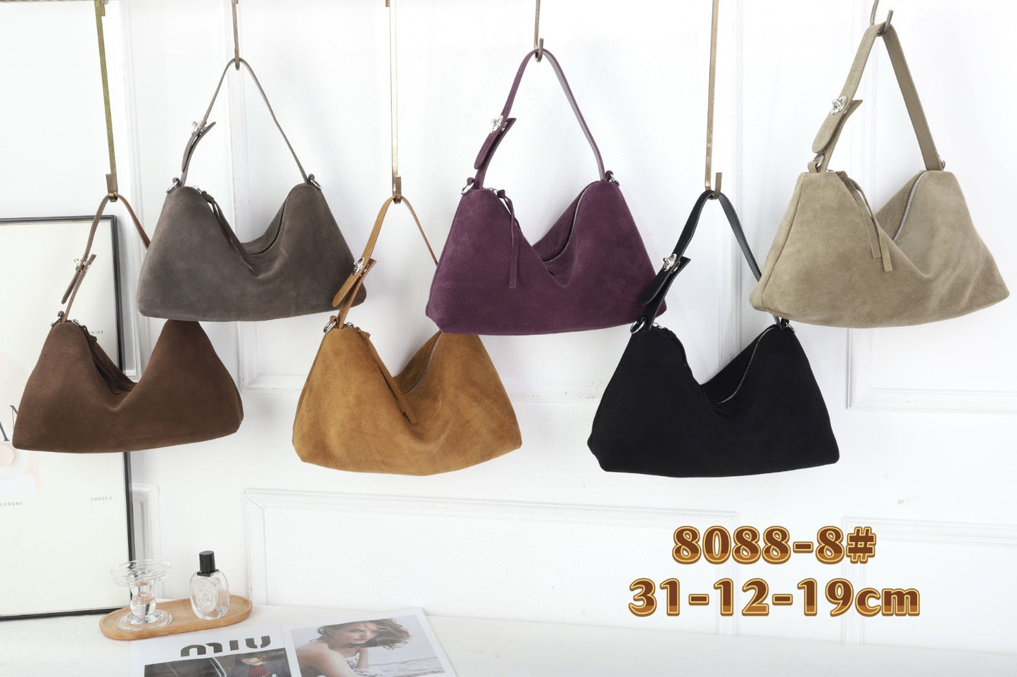 Cowhide Frosted Soft High-grade Sense Niche Dumpling Popular Fashion Shoulder Bags