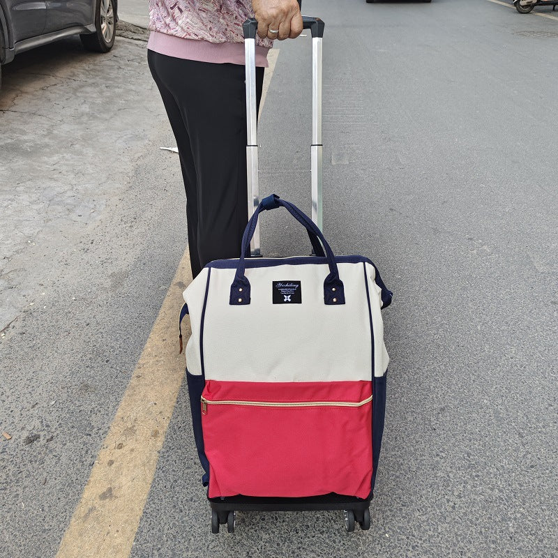Distance Fashion Pull Waterproof Large Capacity Travel Bags