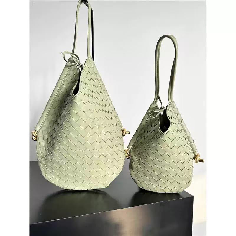 Women's Niche Cowhide Woven Size Underarm High-grade Bags