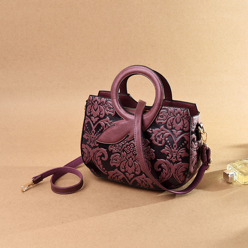 Women's Chinese Style Retro Flower Fashion Handbags