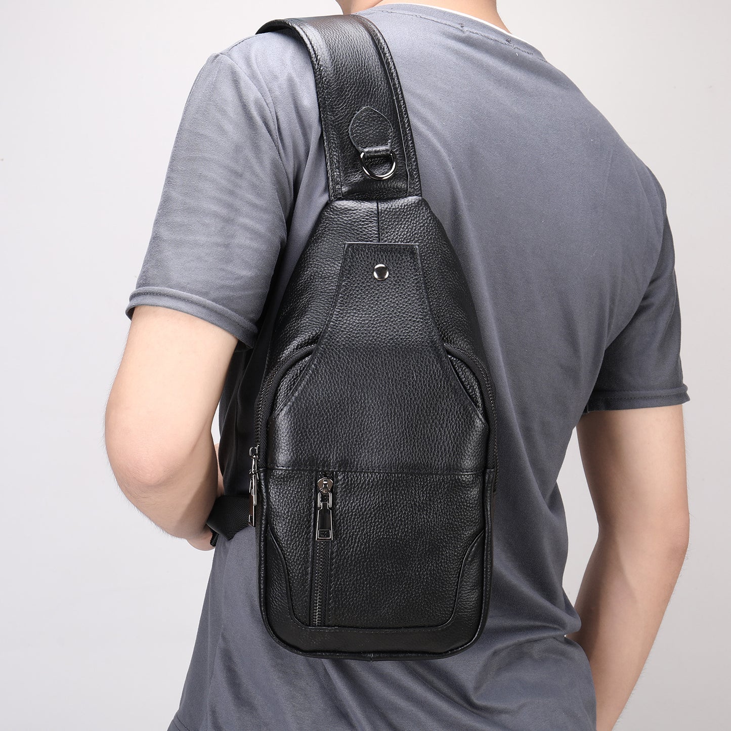 Men's Trendy Korean Style Fashion Leisure Men's Chest Bags