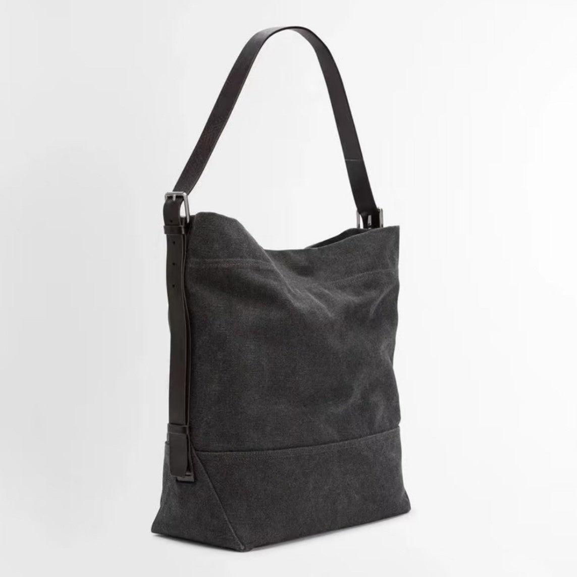 Two-color Show Versatile Canvas Large Capacity Crossbody Bags
