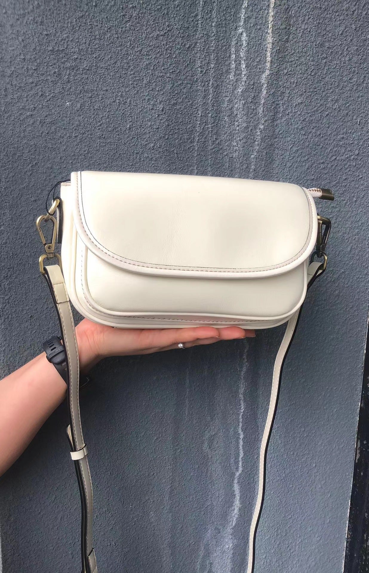 Women's Trendy Genuine Leather Retro Cowhide Crossbody Bags