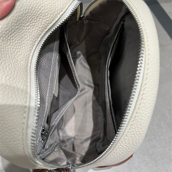 Women's Capacity Versatile Fashion Trend Soft Cowhide Backpacks