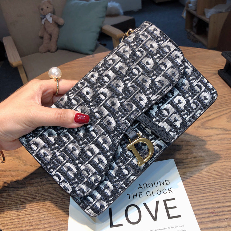Women's Genuine Leather Fashion Crocodile Pattern Chain Crossbody Bags