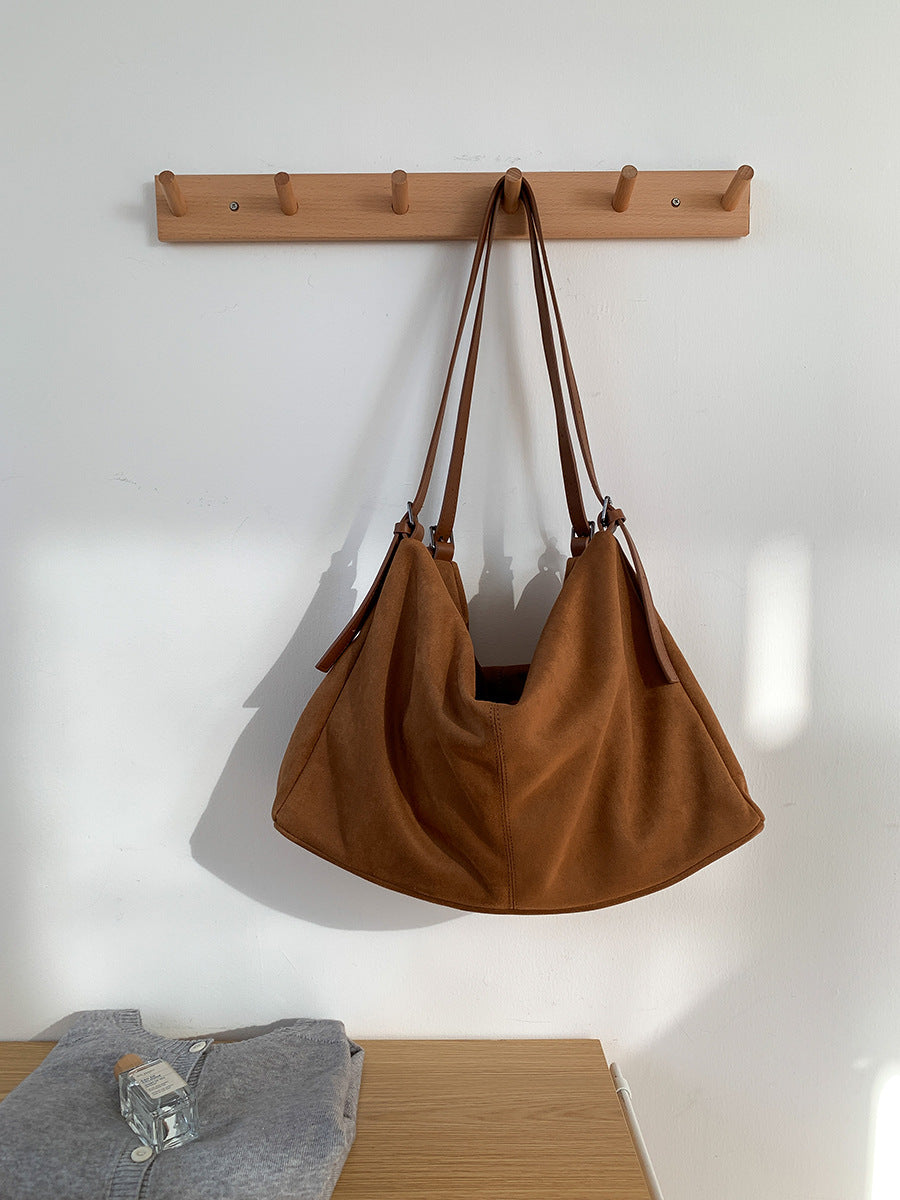 Female Large Capacity Style Soft Leather Fashion Shoulder Bags
