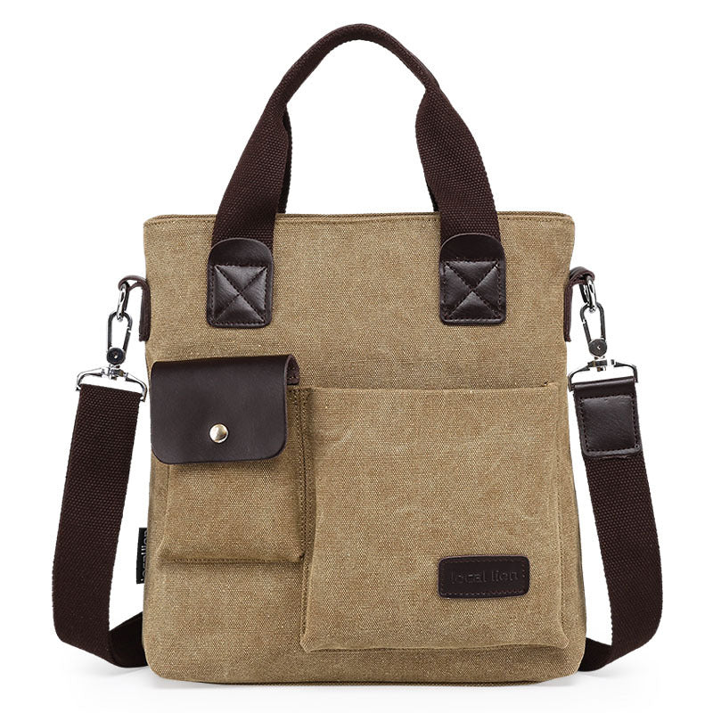 Glamorous Pretty Business Korean Style Canvas Men's Shoulder Bags