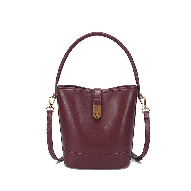 Women's Genuine Leather Light Luxury Minority High-grade Crossbody Bags