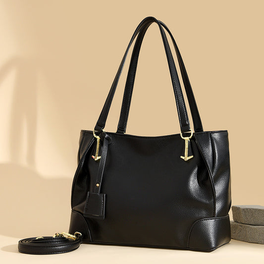 Women's Soft Leather Fashionable Large Capacity Trendy Shoulder Bags