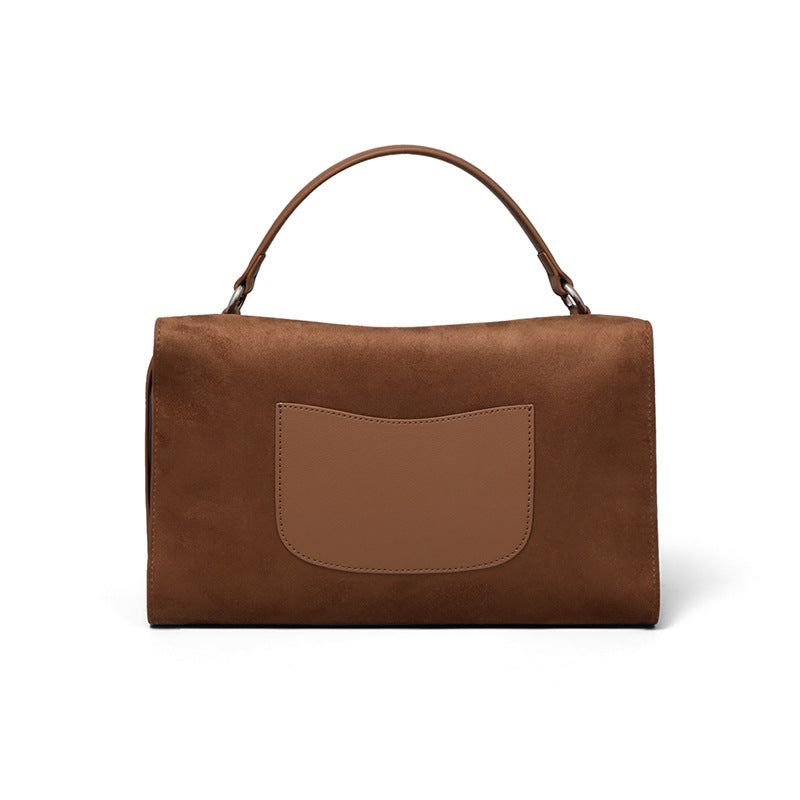 Women's Cowhide Boston Pillow Retro Style Hand Crossbody Bags