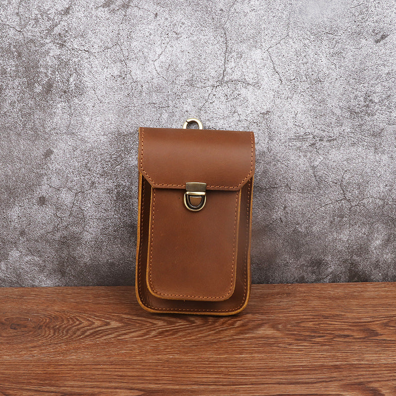 Men's Horse Mobile Protective Cover First Layer Cowhide Pure Phone Bags