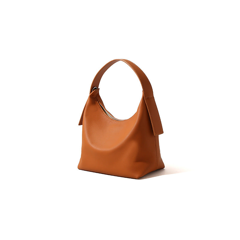 Cowhide High-grade Design Underarm Spring Dumpling Shoulder Bags