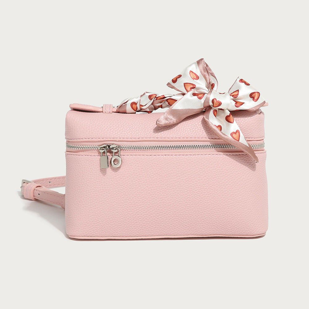 Women's Simple Design Box Portable Mini Versatile Shoulder Bags